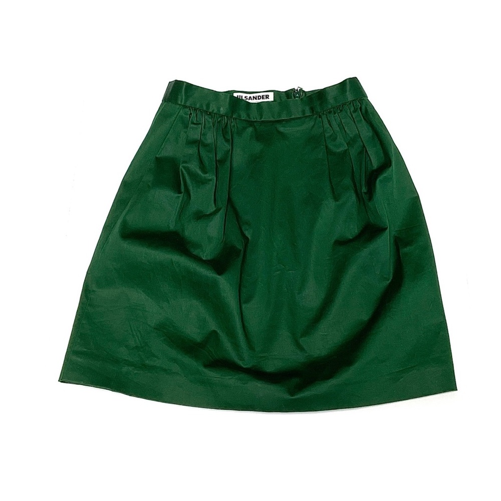 Jil Sander Emerald Green Skirt